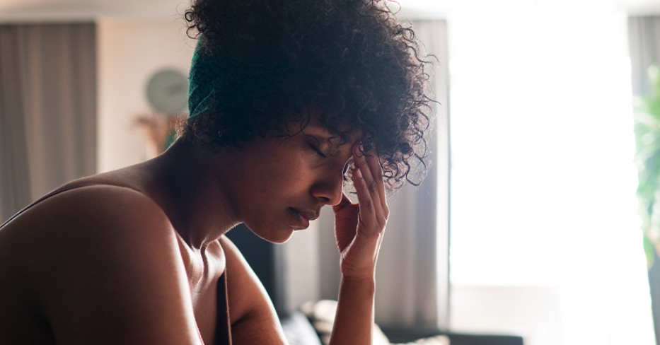 Woman With Postpartum